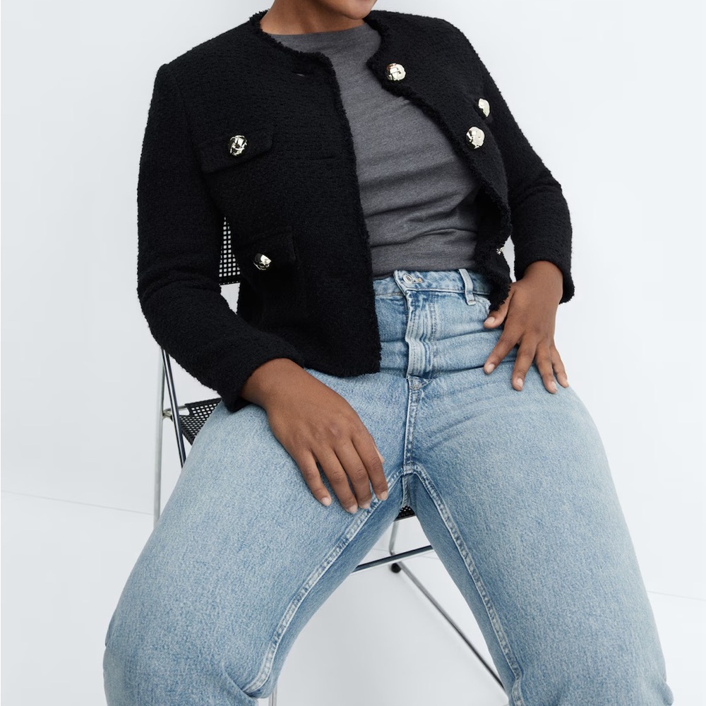 NWT Straight cropped jeans, Size 12